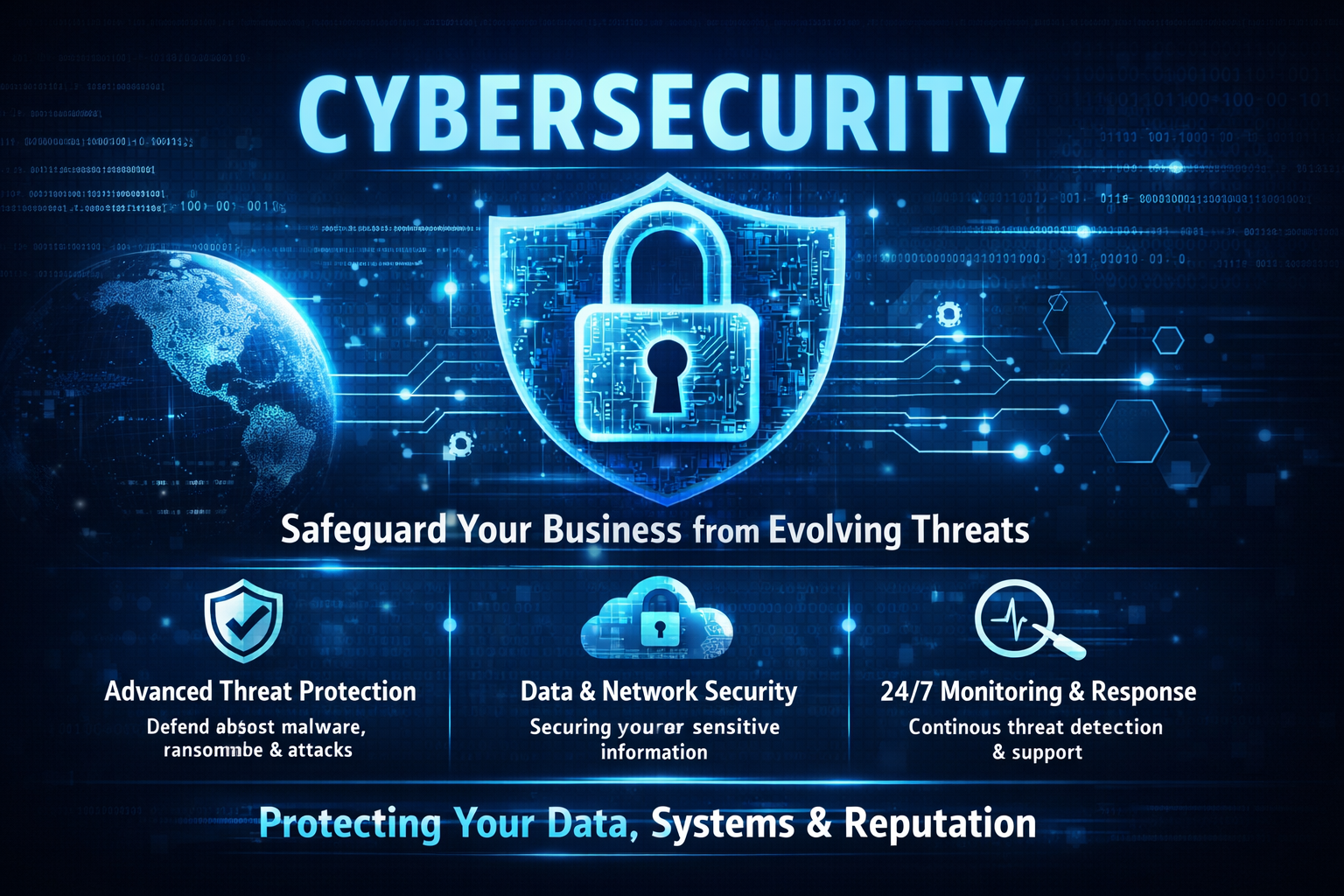 Cybersecurity protection and threat monitoring dashboard