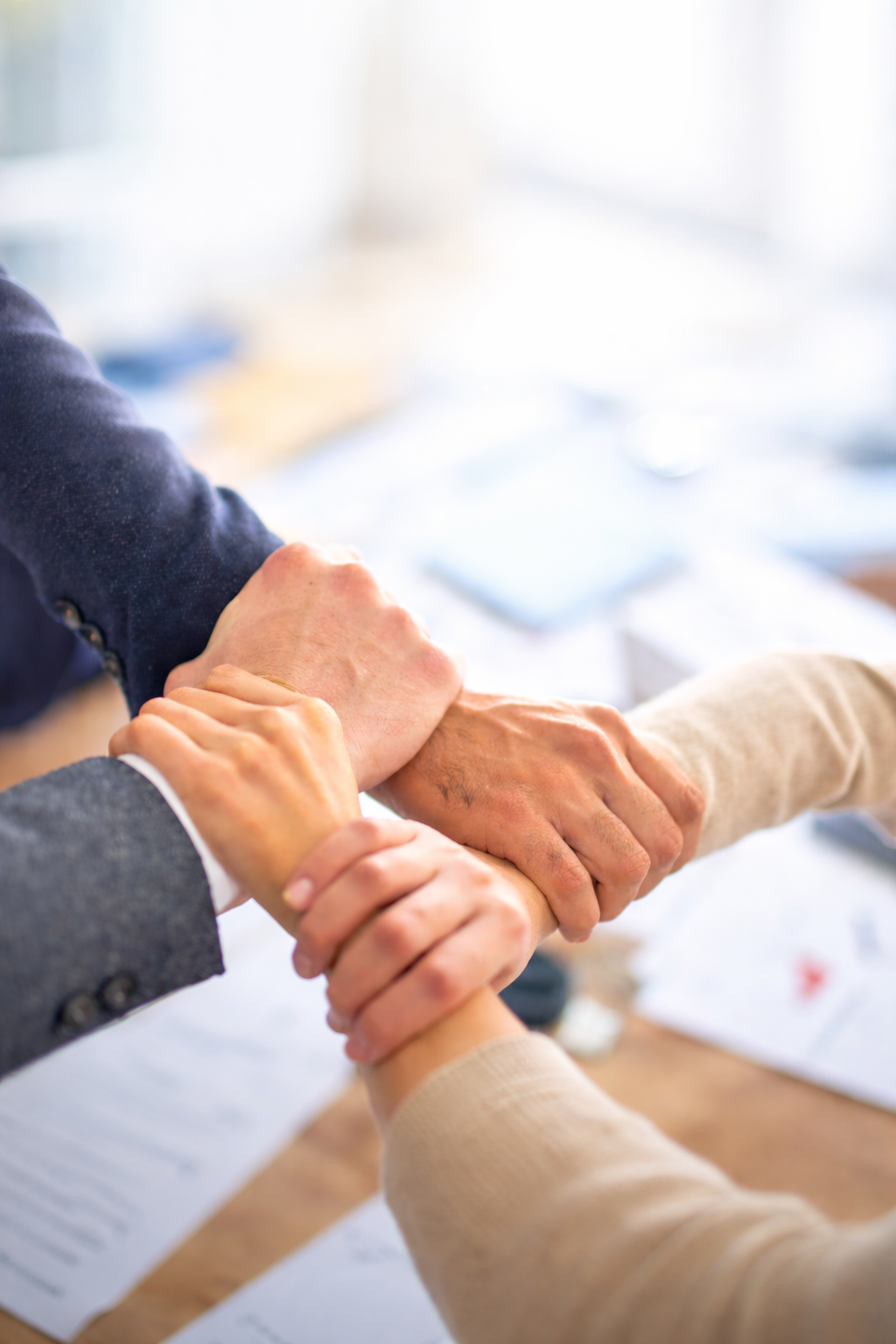 Team working together on innovative solutions